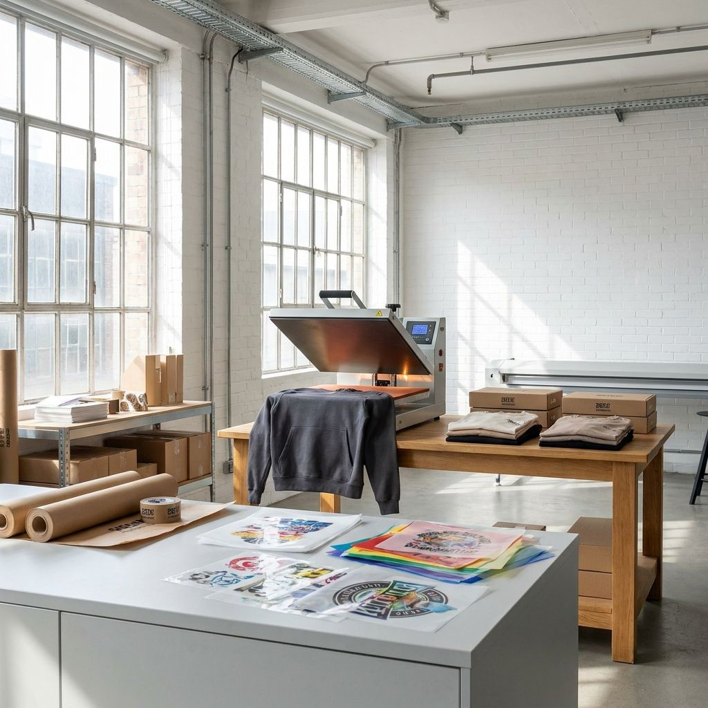 LayerPulse Druckstudio — moderner Arbeitsplatz